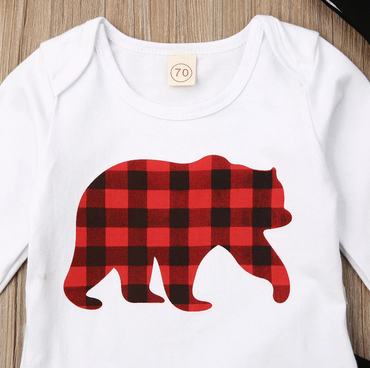 Baby Boy Bear Romper Outfit Set