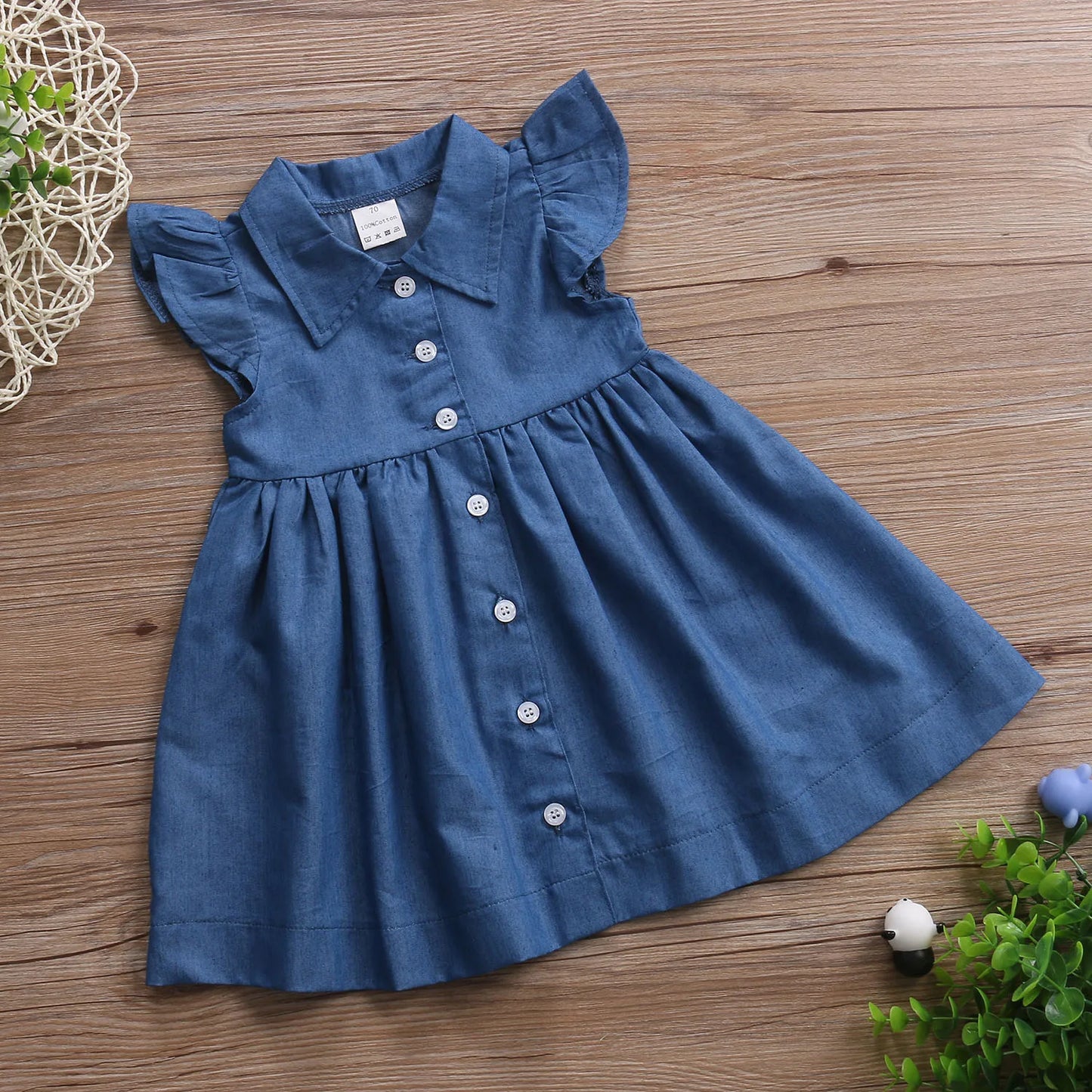 Girls Sleeveless Summer Sundress