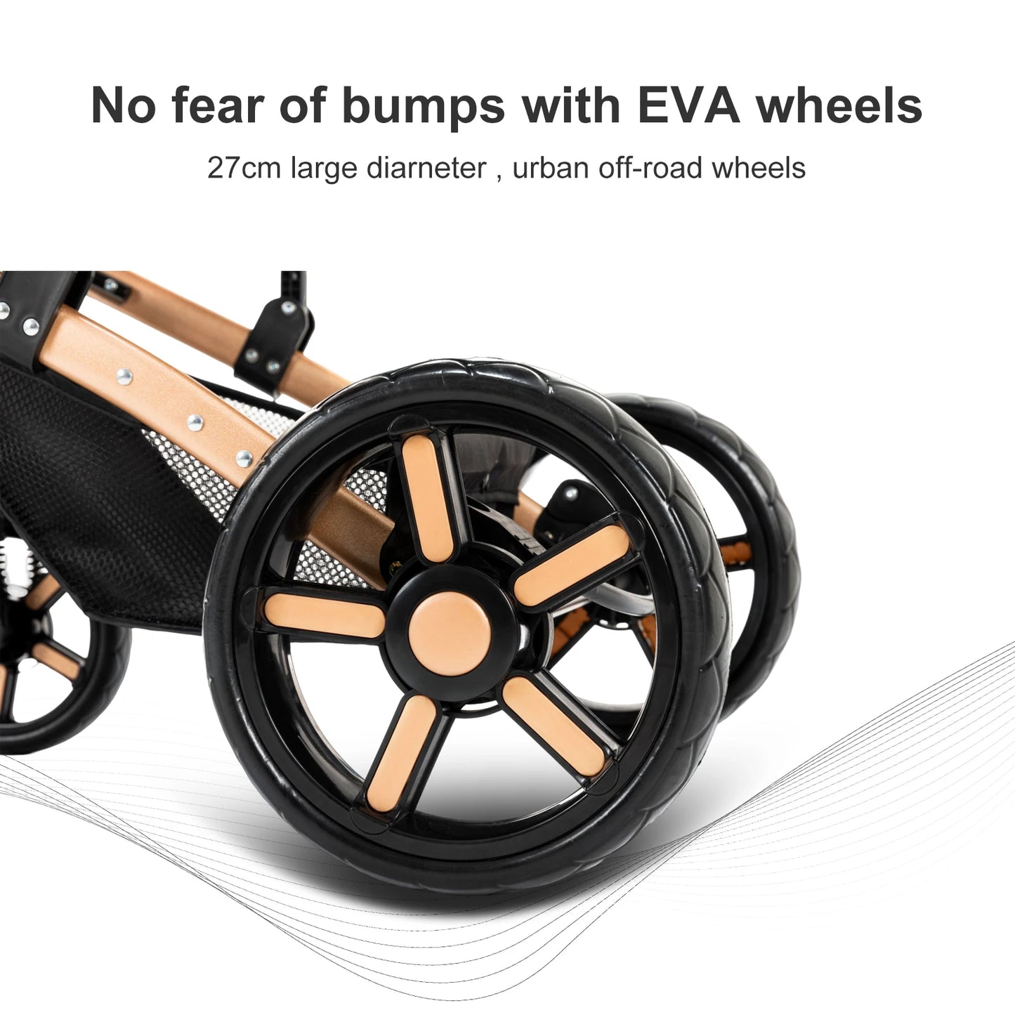2-in-1 Baby Car Stroller