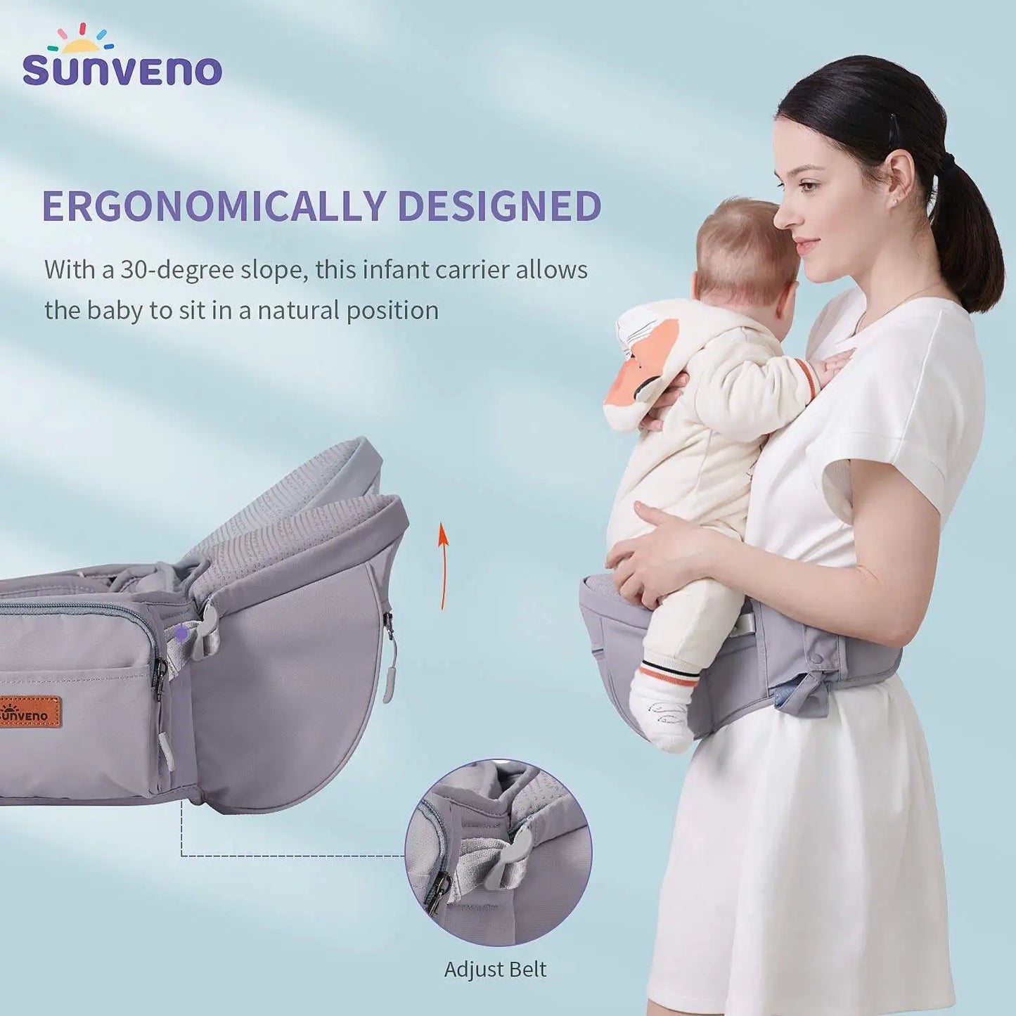 Ergonomic Toddler Waist Carrier