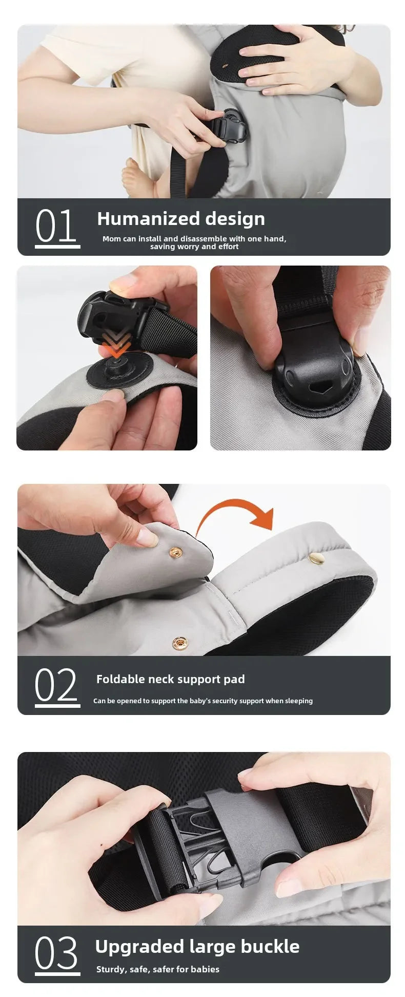 Baby Sling Backpack Carrier