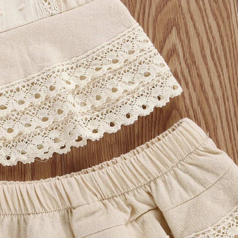 Toddler Girl Patchwork Outfit
