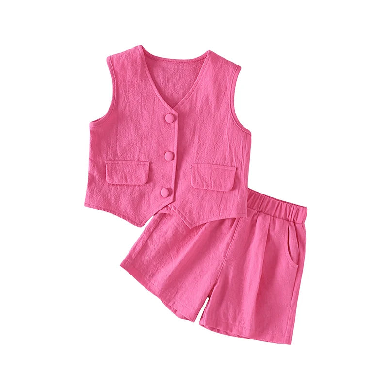 Toddler Girls Tank + Shorts Set