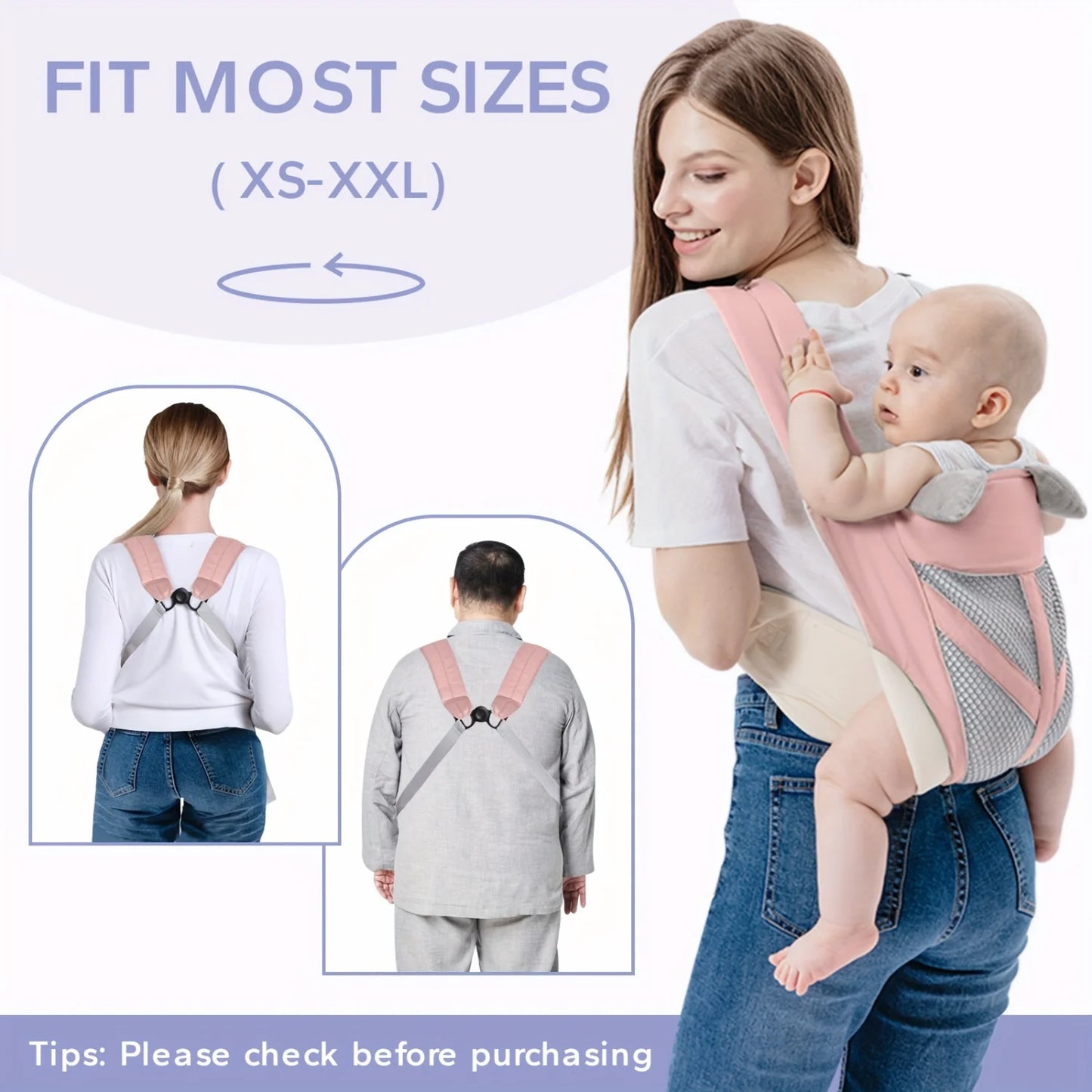 4-in-1 Comfort Baby Carrier