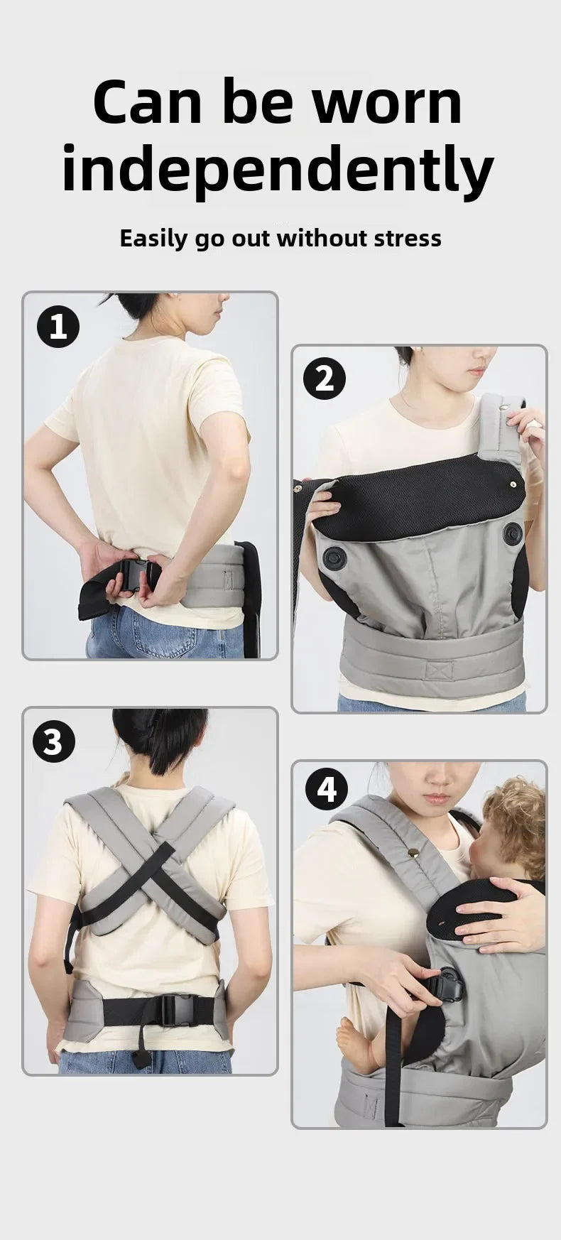 Baby Sling Backpack Carrier
