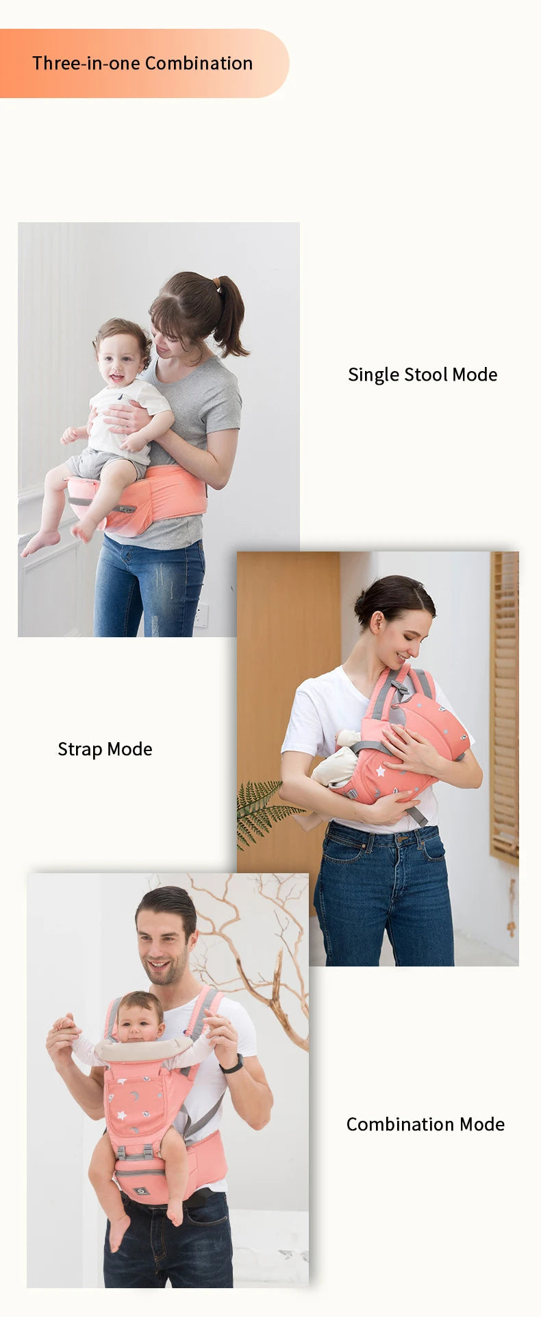 Ergonomic Hipseat Baby Carrier