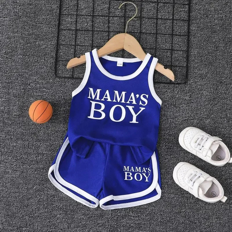 Boys Basketball Vest + Shorts Set
