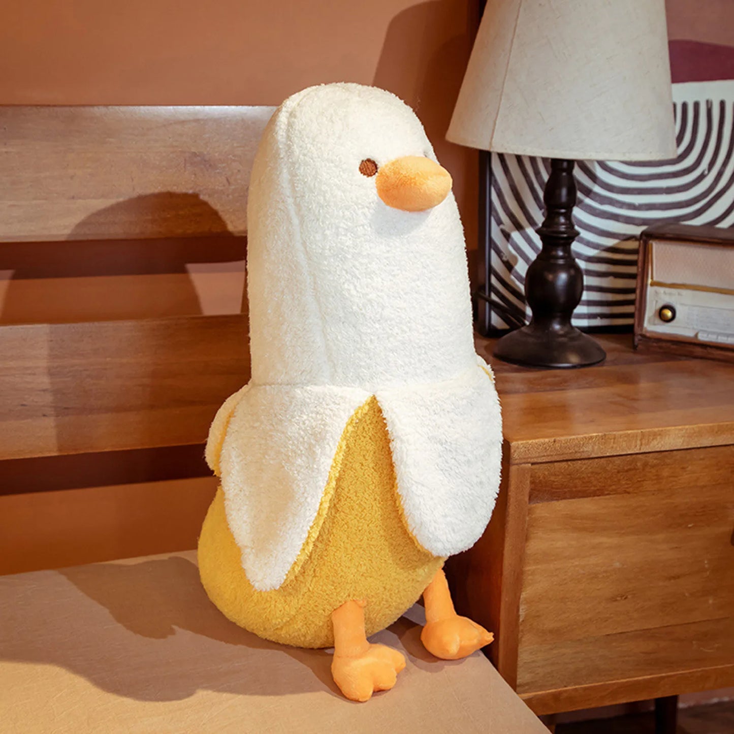 Banana Duck Plush Pillow