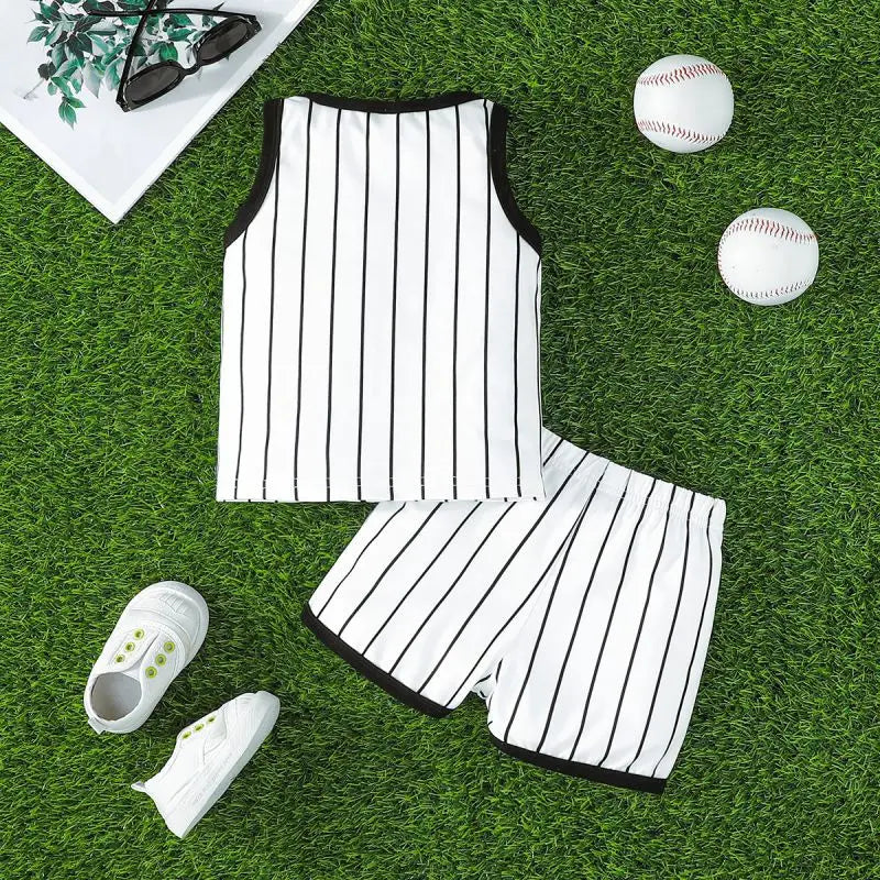 Boys Basketball Vest + Shorts Set