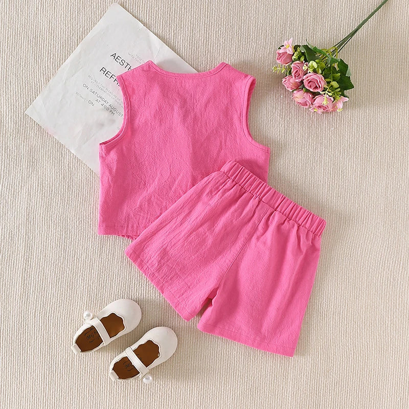 Toddler Girls Tank + Shorts Set