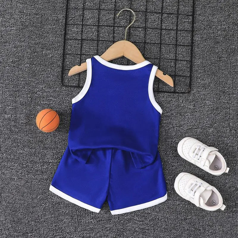 Boys Basketball Vest + Shorts Set