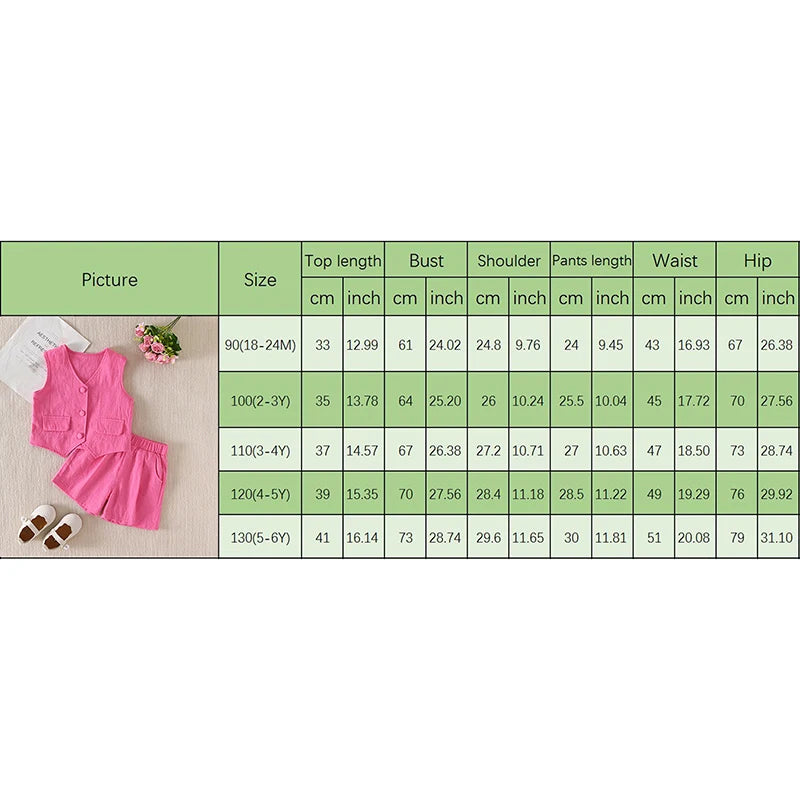 Toddler Girls Tank + Shorts Set
