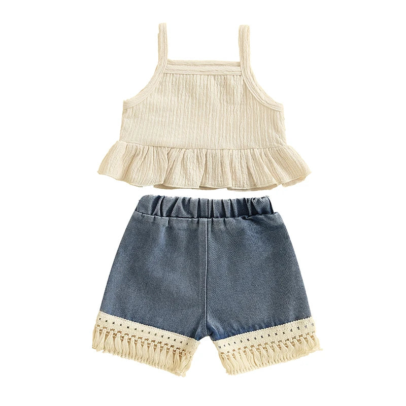 Baby Girls Floral Camisole Set