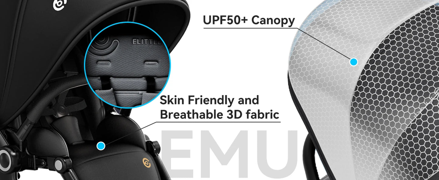 EMU Full Recline Baby Stroller