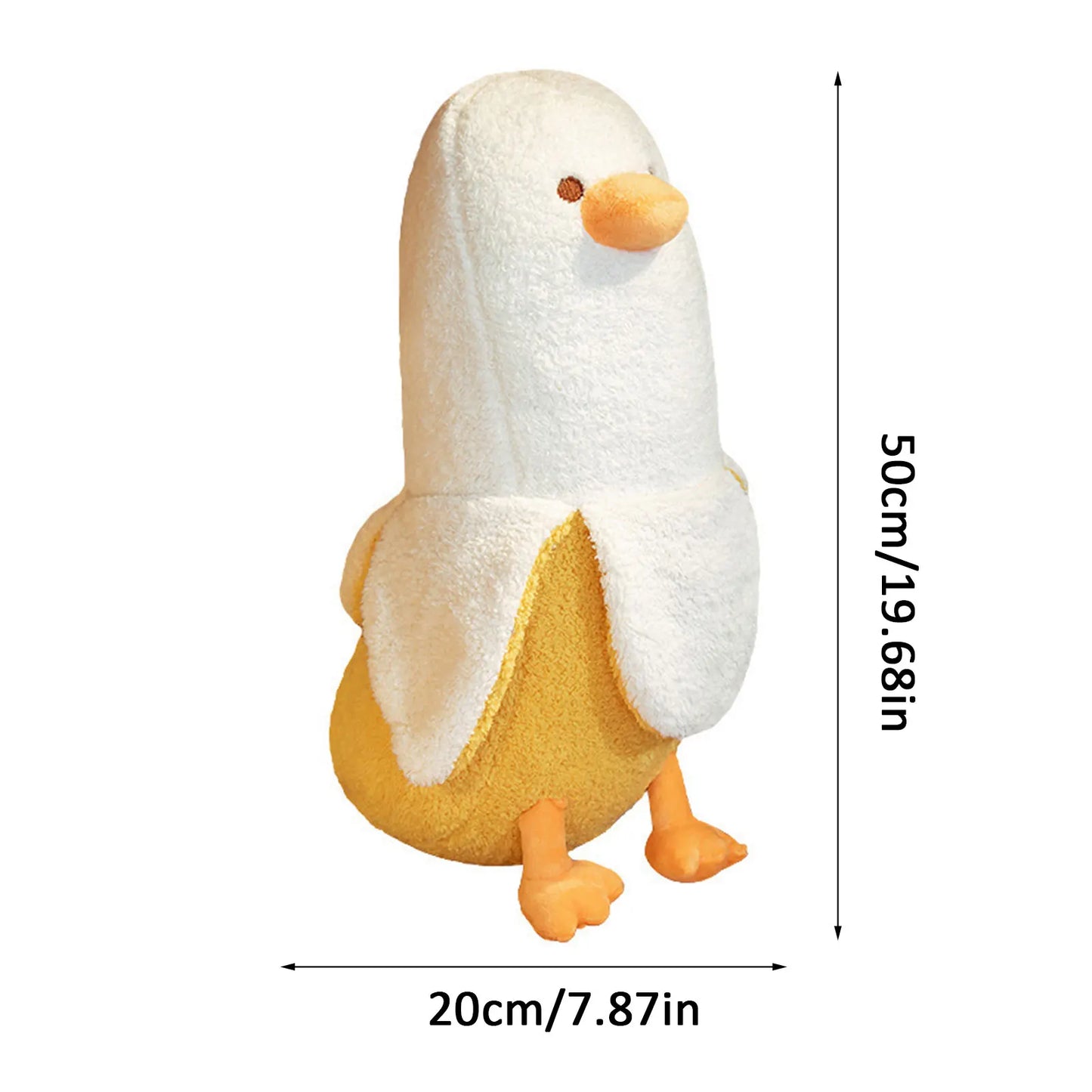 Banana Duck Plush Pillow
