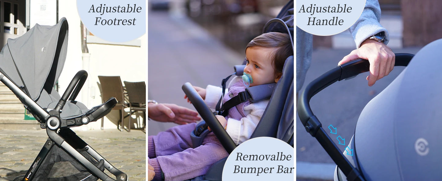 EMU Full Recline Baby Stroller