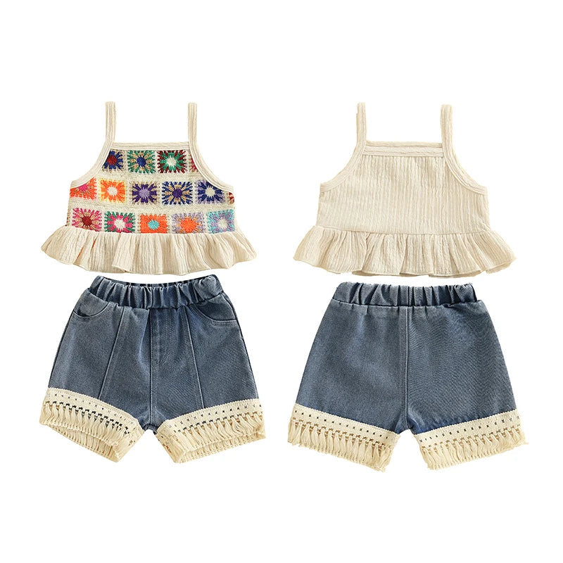 Baby Girls Floral Camisole Set
