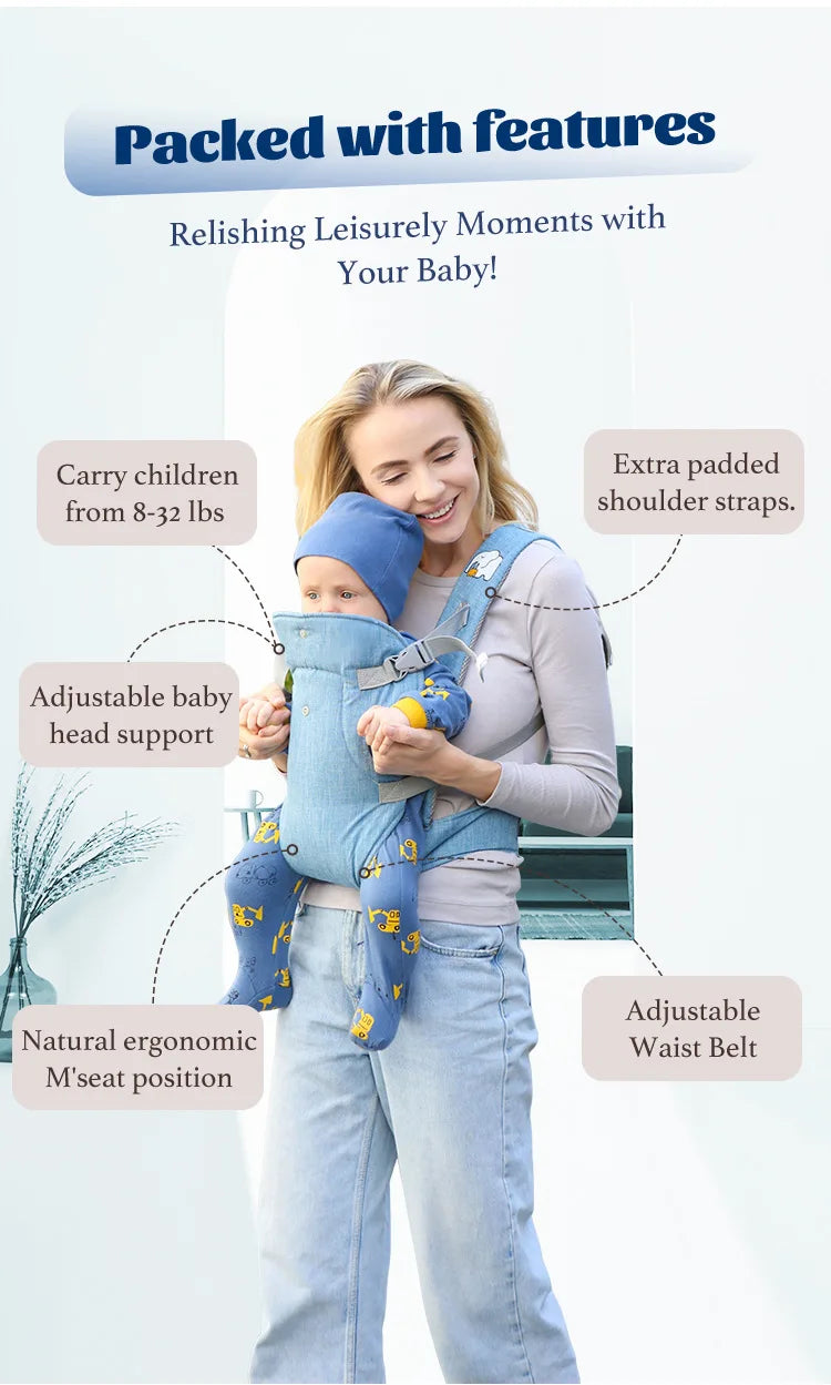 4-in-1 Front Facing Baby Carrier