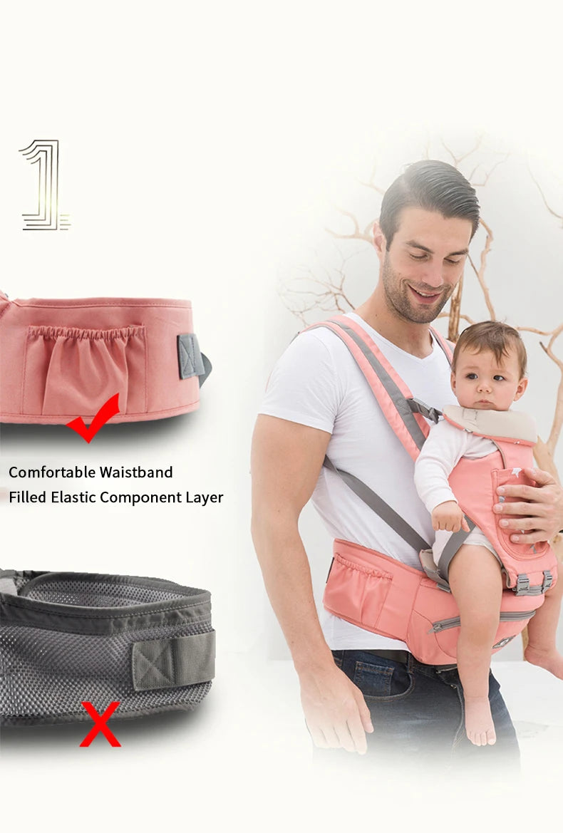 Ergonomic Hipseat Baby Carrier