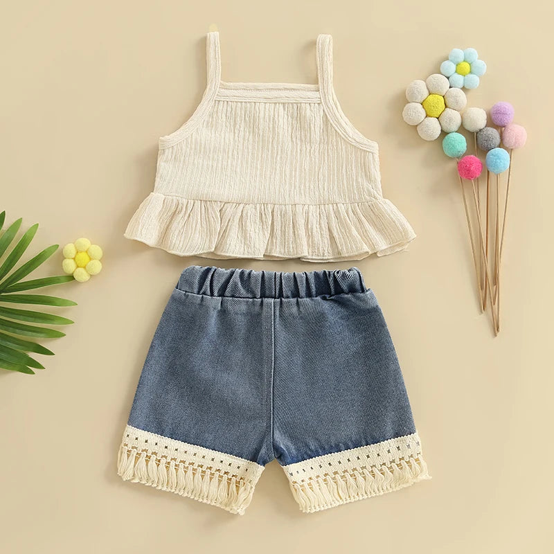 Baby Girls Floral Camisole Set
