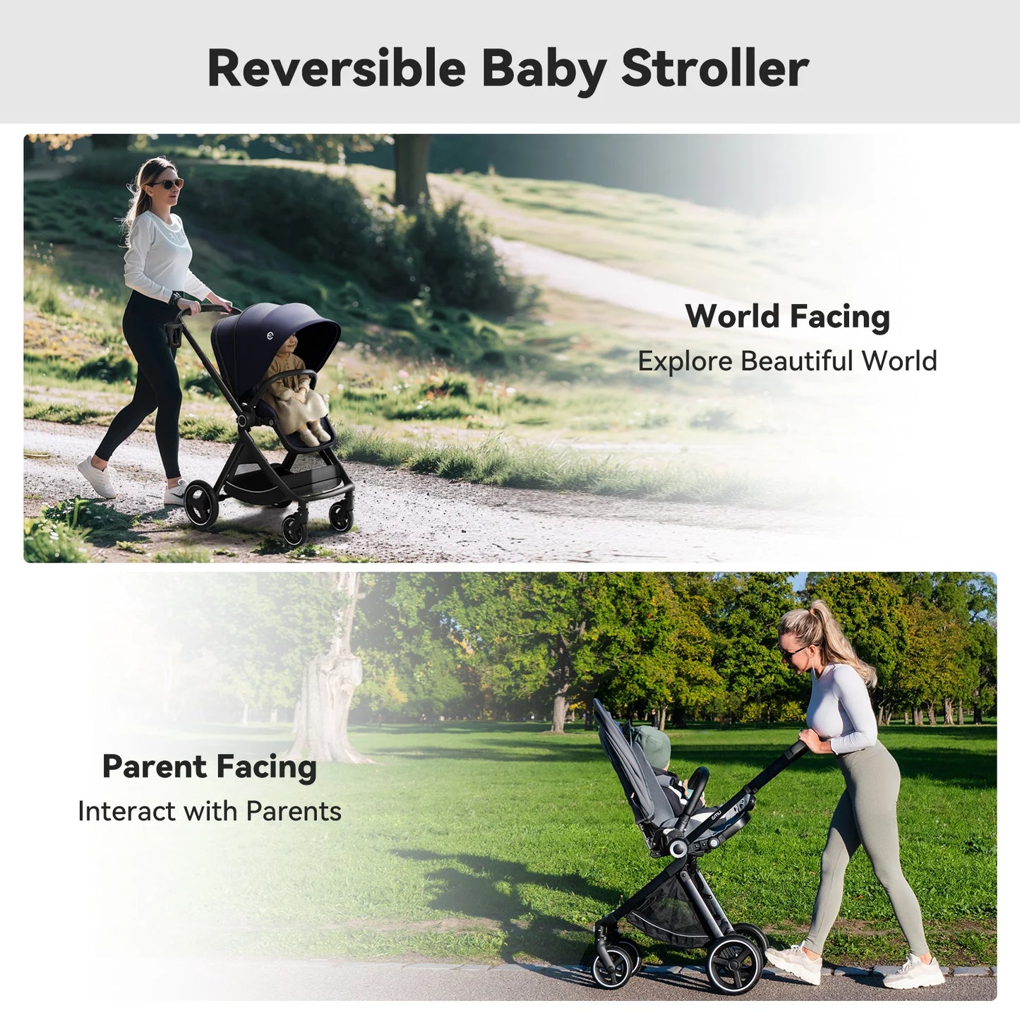 EMU Full Recline Baby Stroller