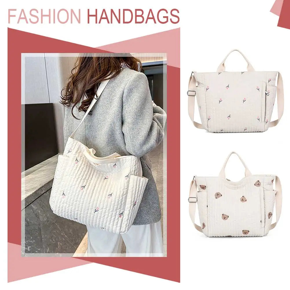 Women's Cartoon Diaper Tote