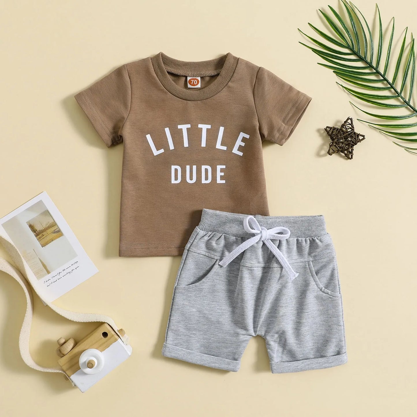 Baby Boys Dinosaur Tee Set