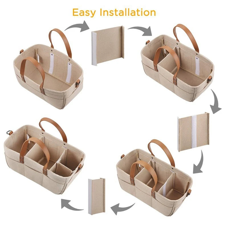 Infant Diaper Organizer Basket
