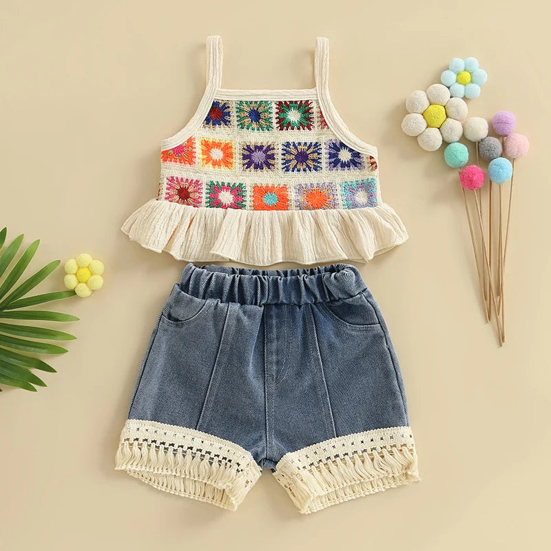 Baby Girls Floral Camisole Set