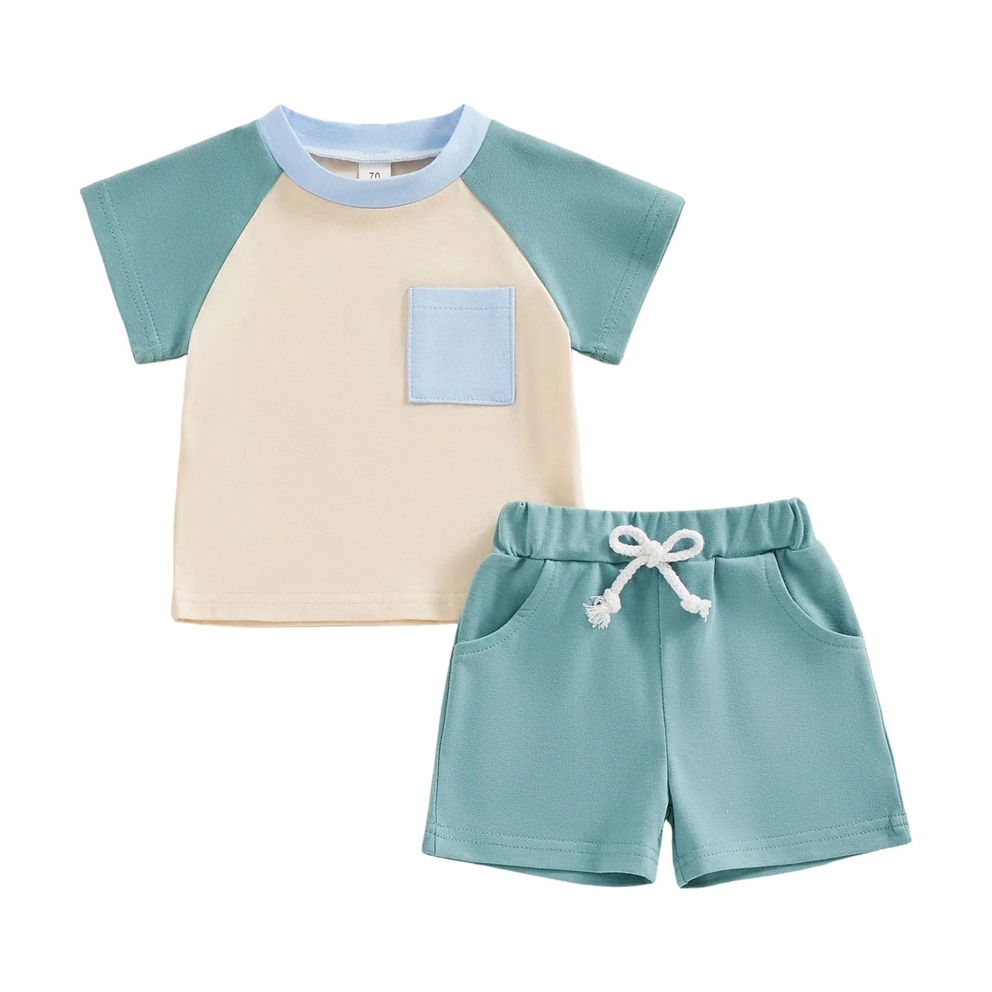 Toddler Boys Summer Cotton Outfit Set
