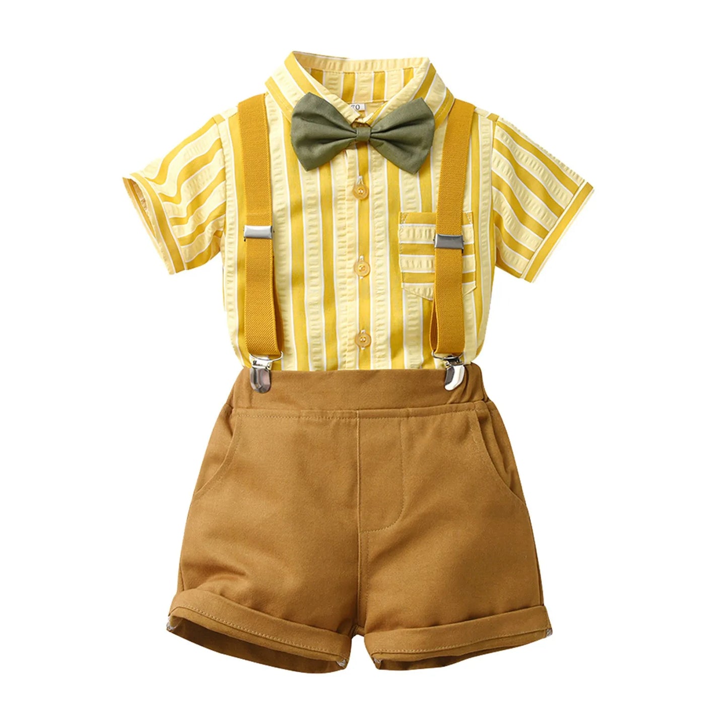 Boys Short Sleeve Shirt + Shorts