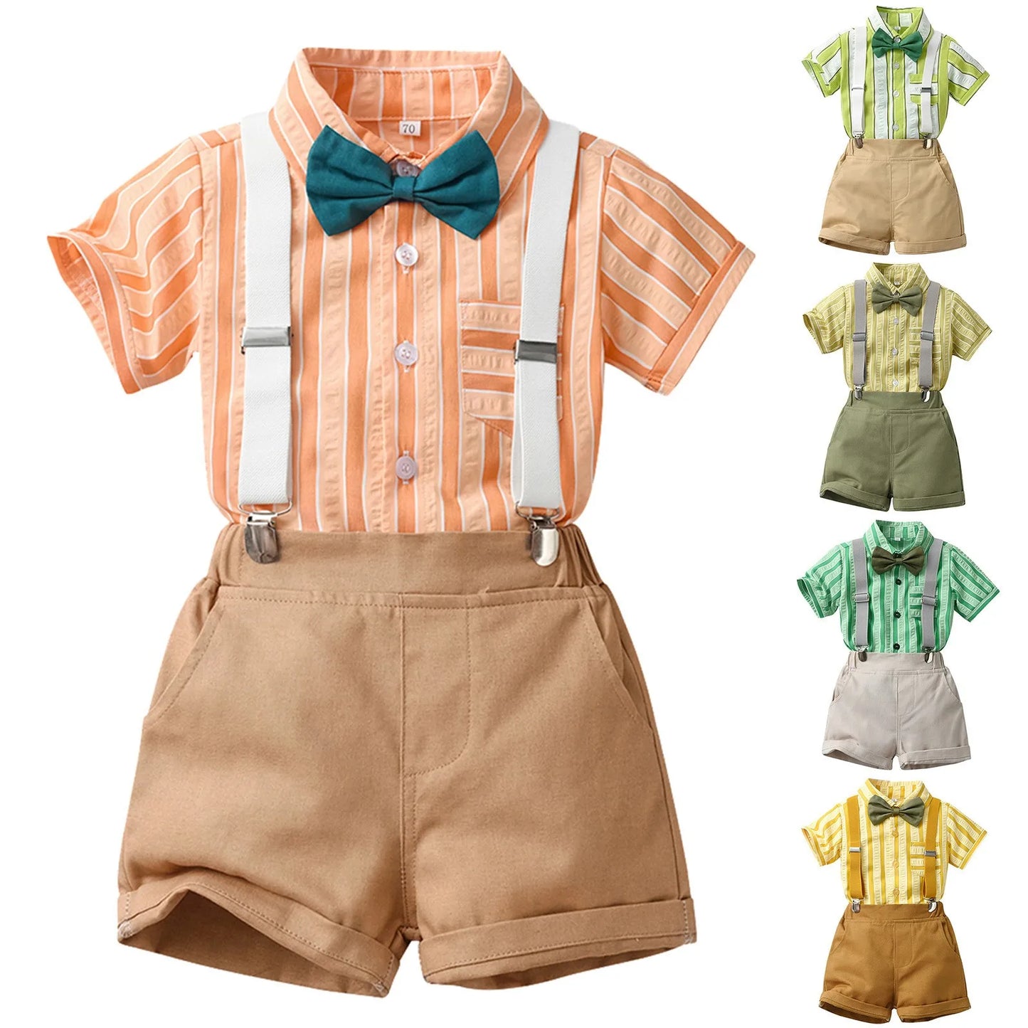 Boys Short Sleeve Shirt + Shorts