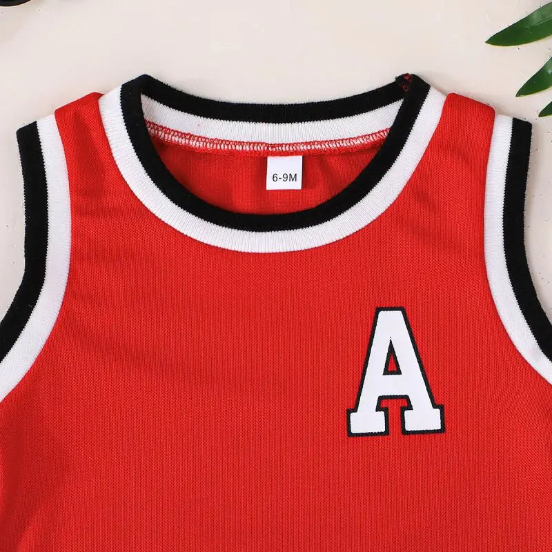 Boys Basketball Vest + Shorts Set