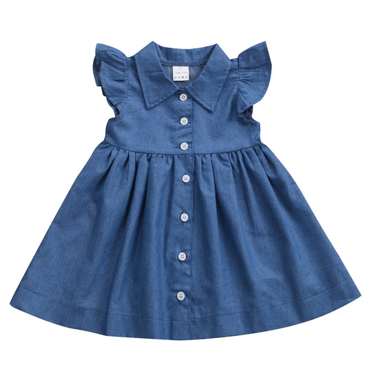 Girls Sleeveless Summer Sundress