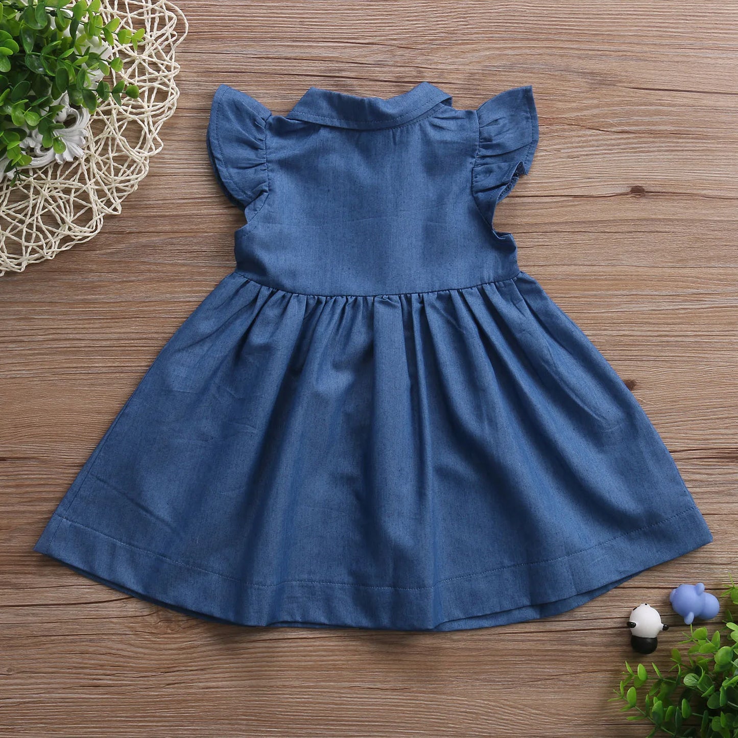 Girls Sleeveless Summer Sundress