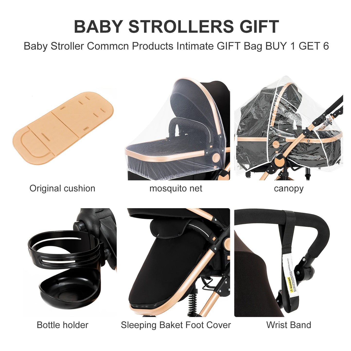 2-in-1 Baby Car Stroller