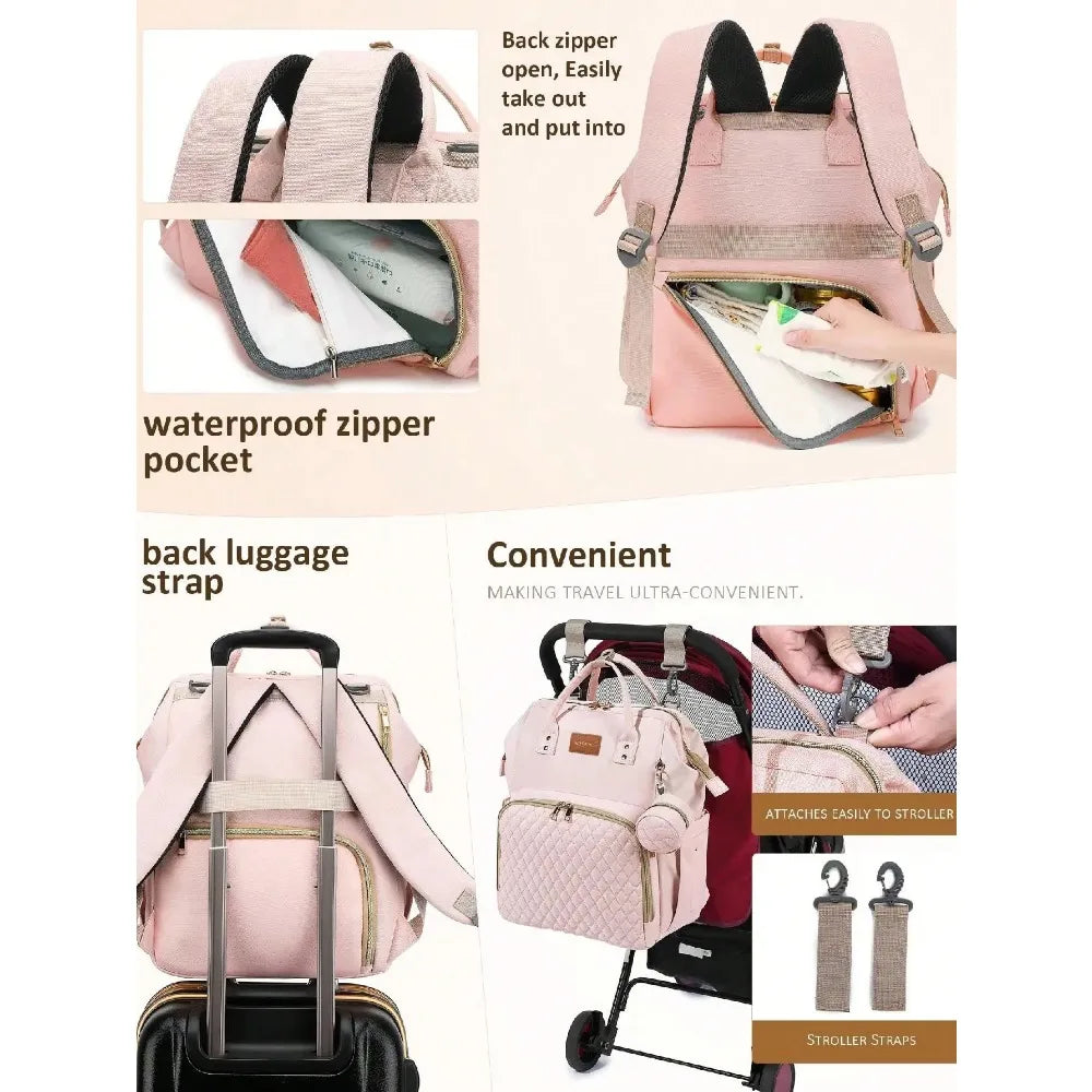 Changing Pad Diaper Backpack