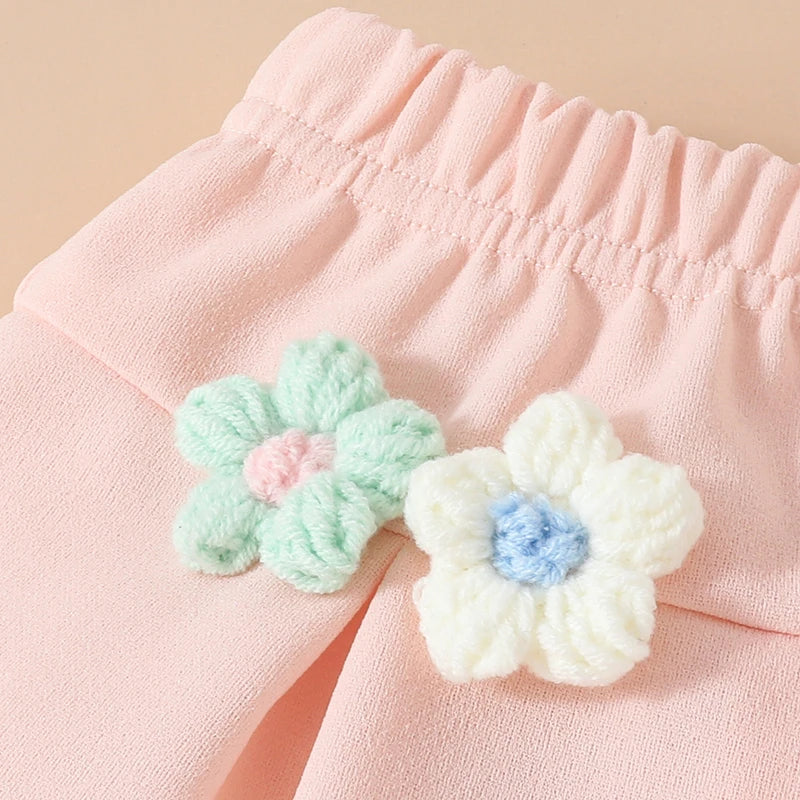 Girls Floral Tee + Shorts Set