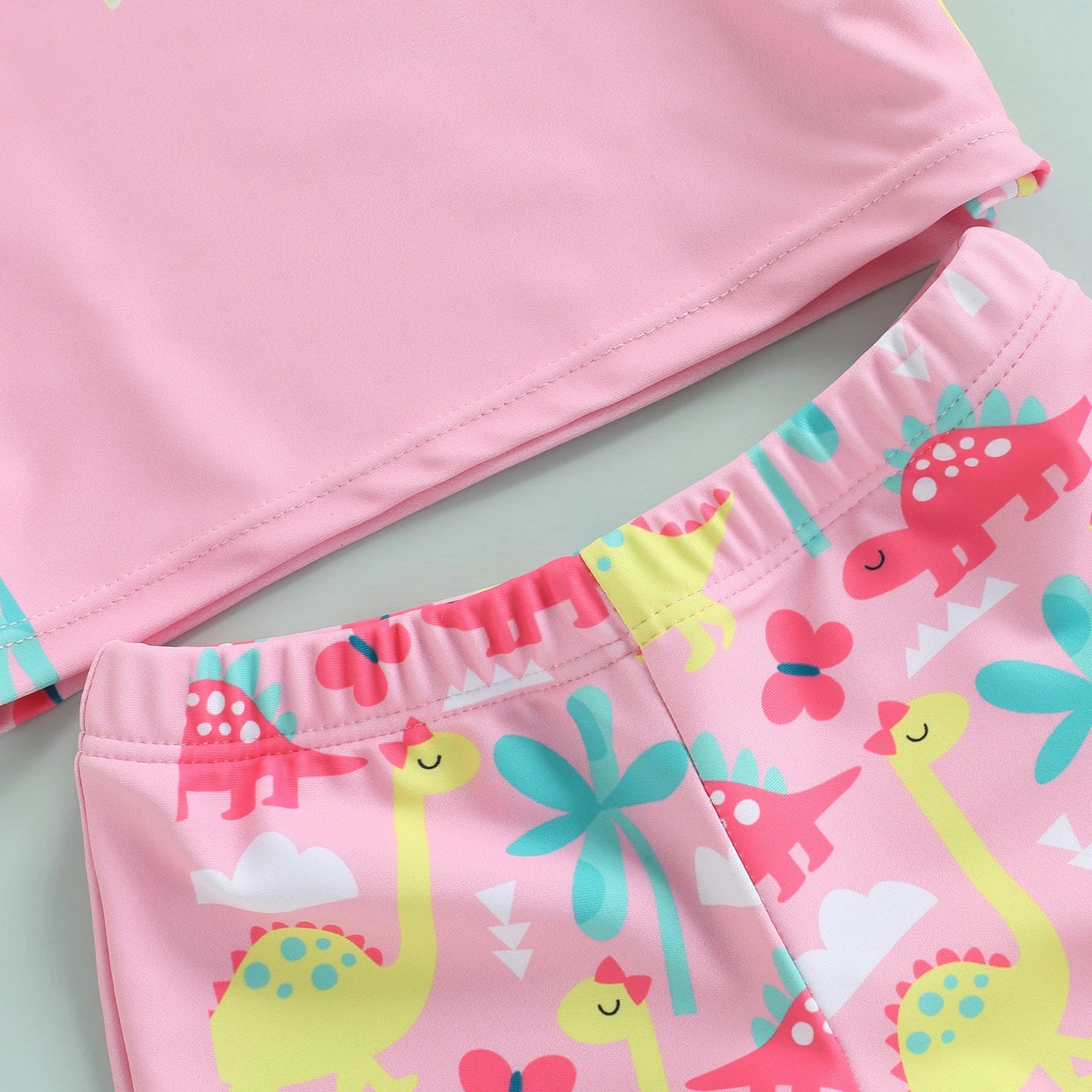 Girls Dinosaur Tee + Shorts Set