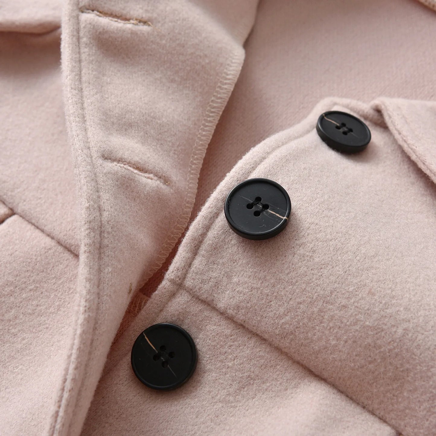 Girls Winter Bow Tie Coat