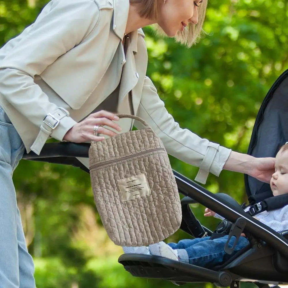 Quilted Caddy Diaper Bag