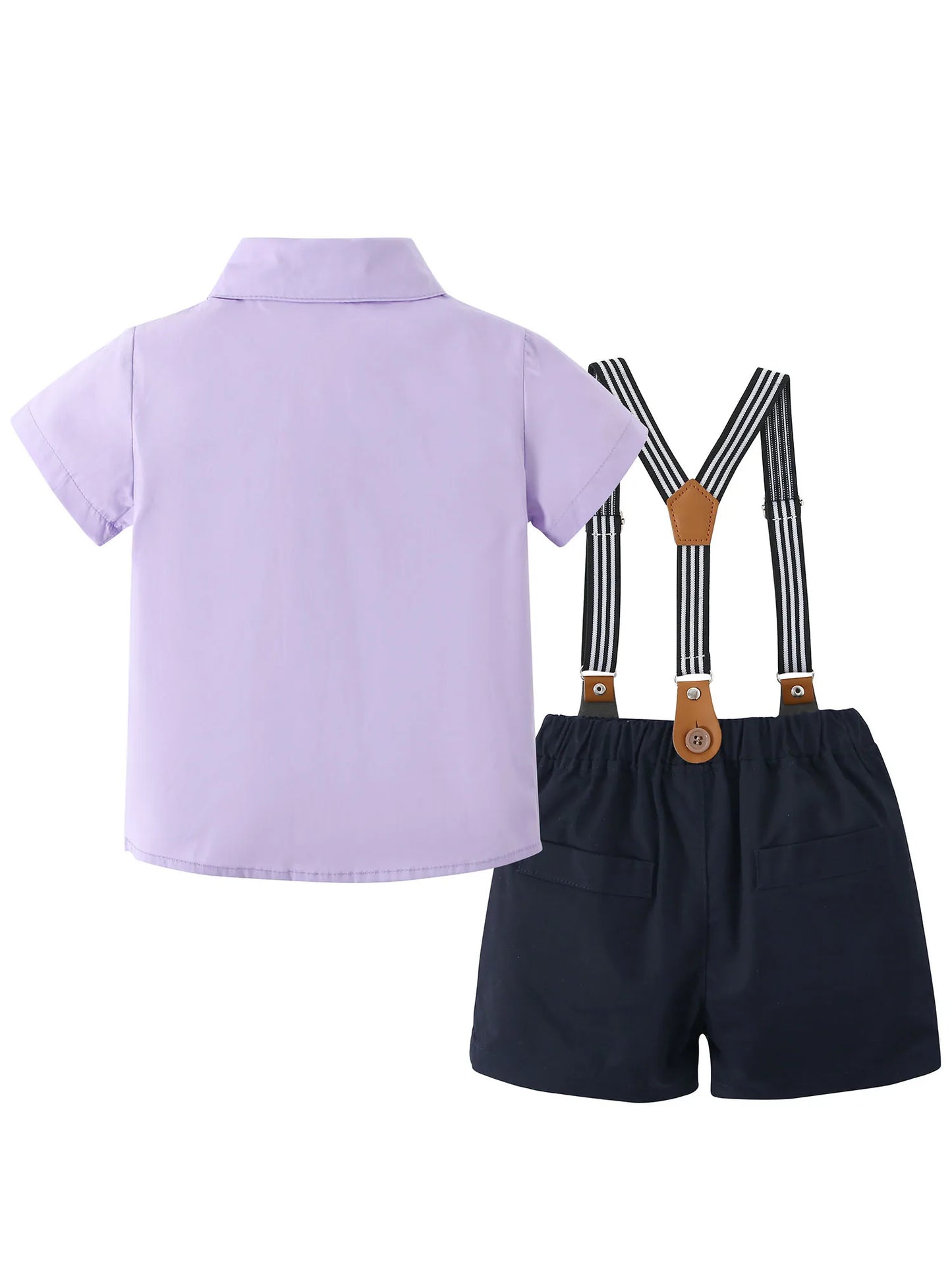 Toddler Boys Suit + Bowtie Set
