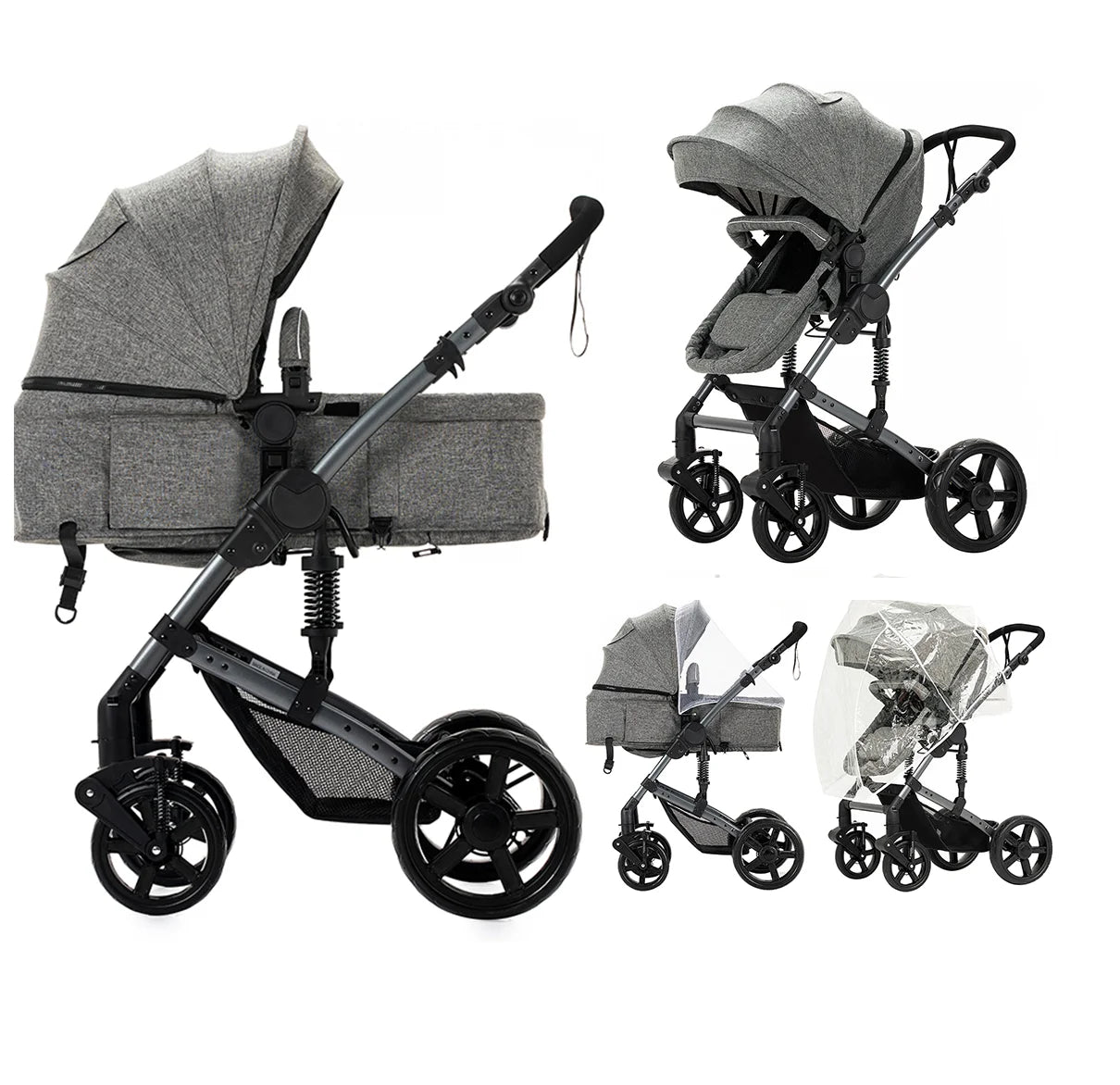 2-in-1 Baby Car Stroller