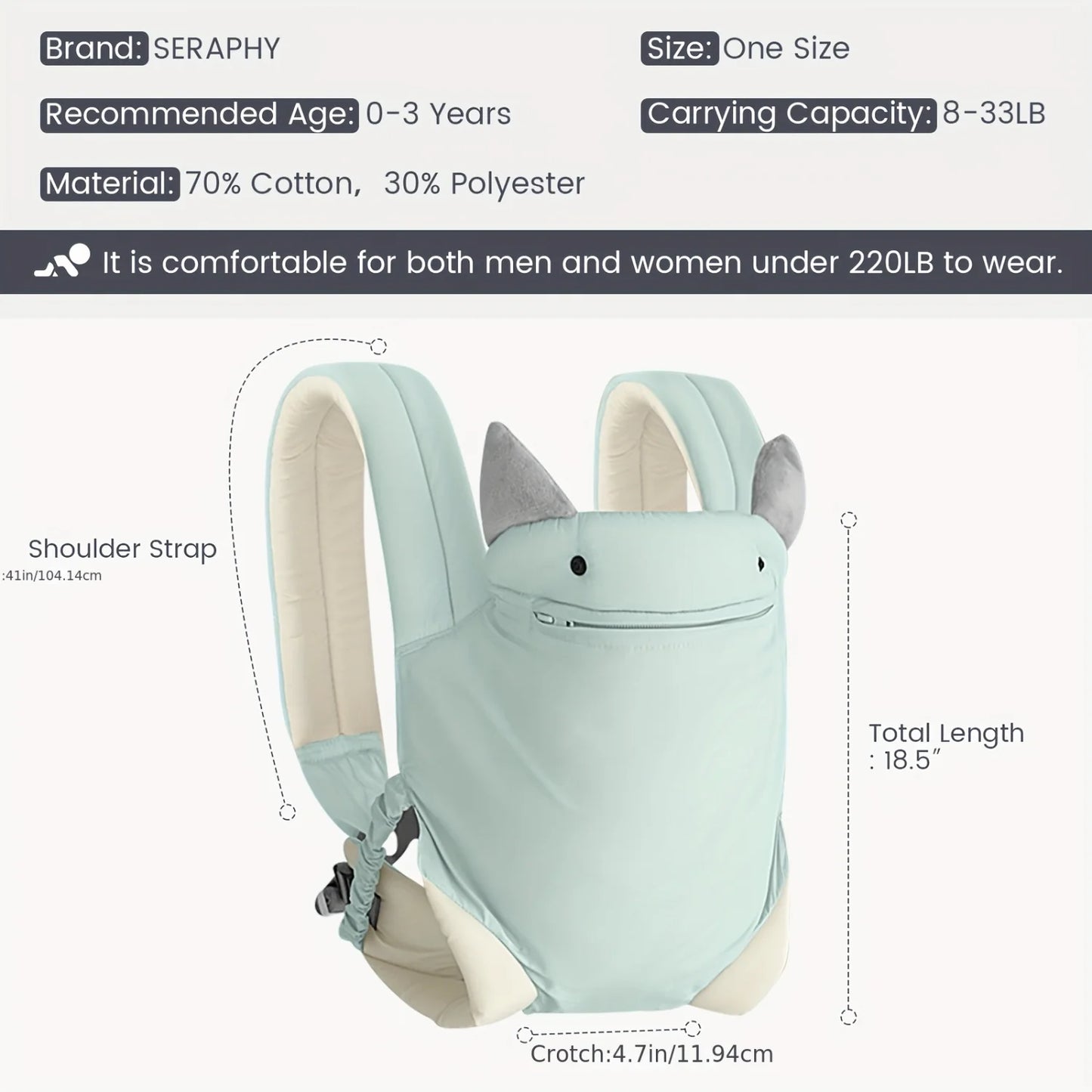 Comfort Max 4-in-1 Baby Carrier
