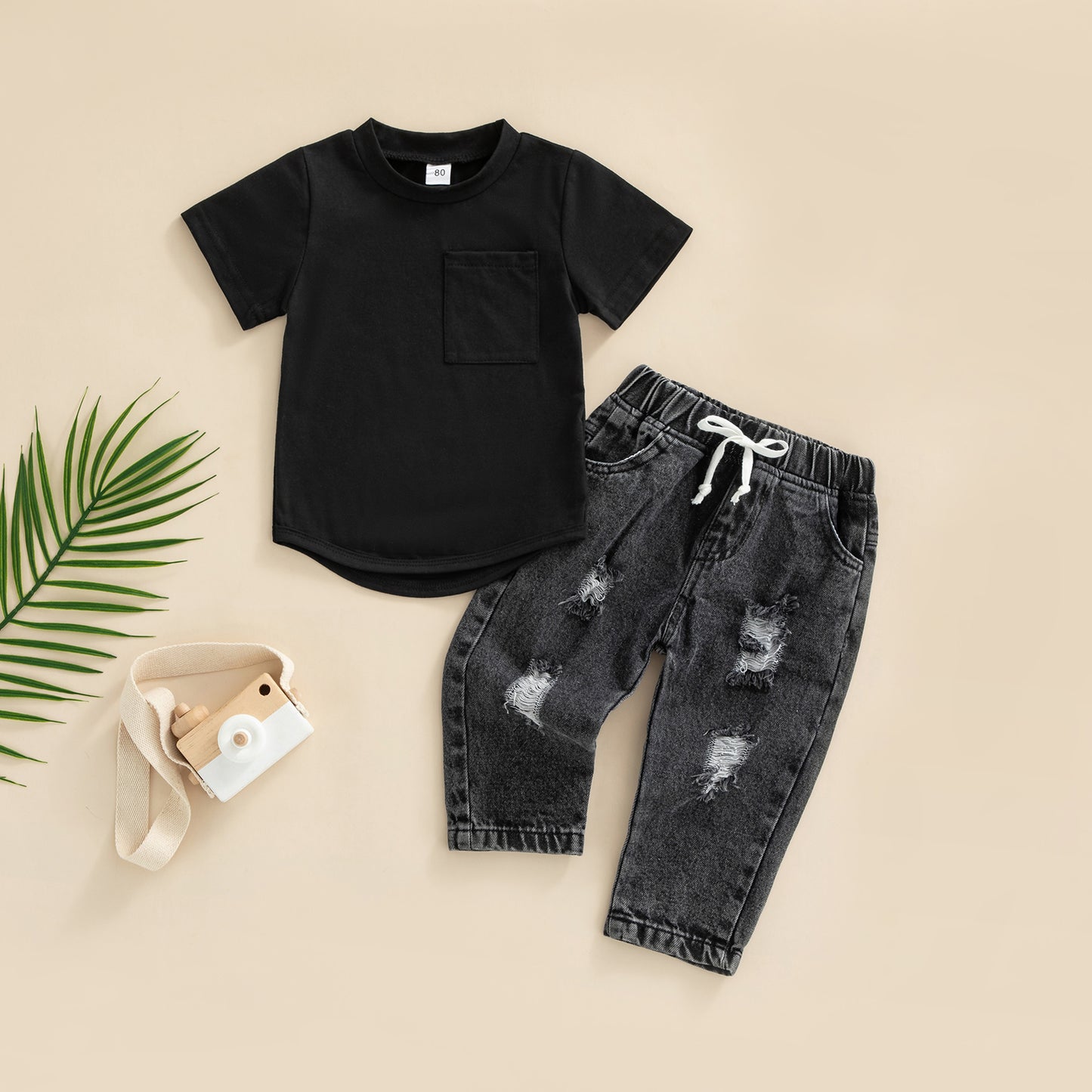 Infant Boys 2pc Tee + Jeans Set