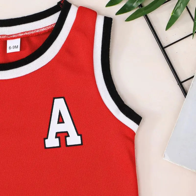 Boys Basketball Vest + Shorts Set