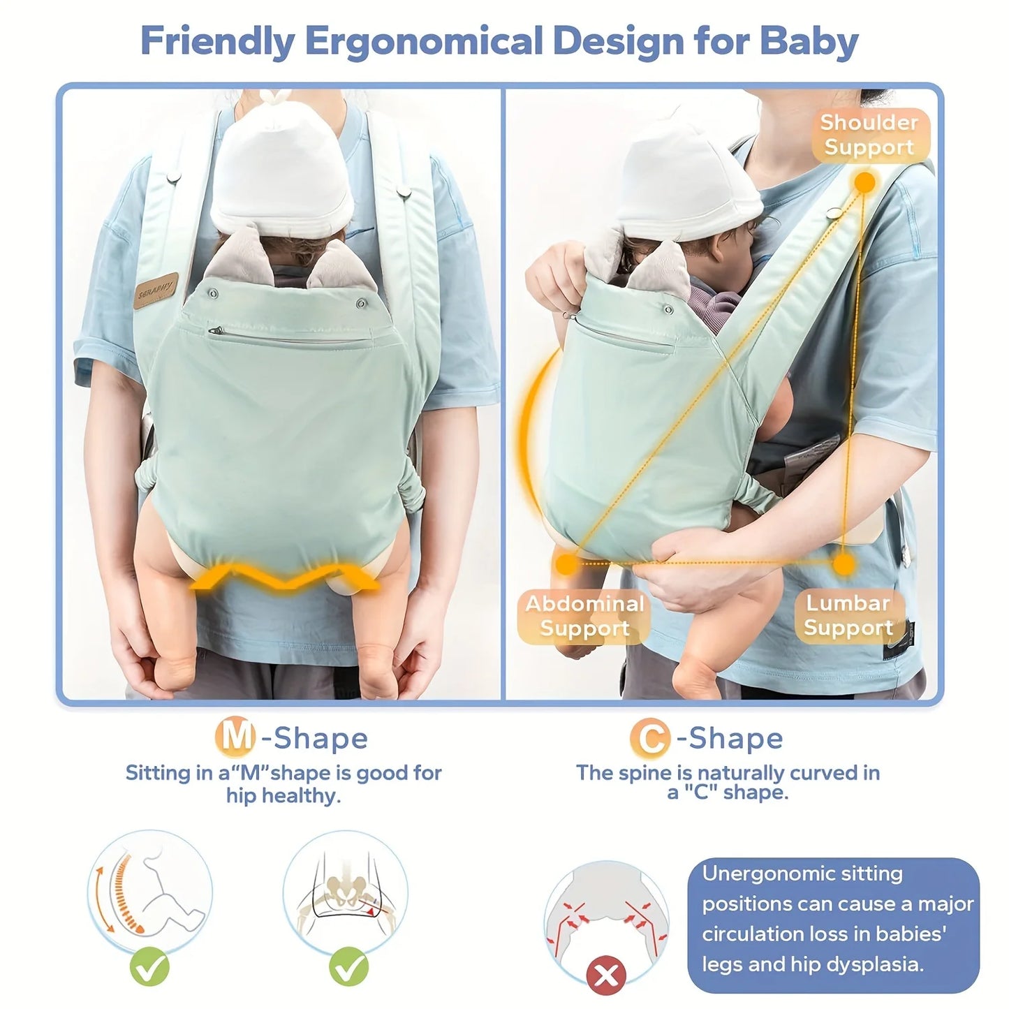 Comfort Max 4-in-1 Baby Carrier