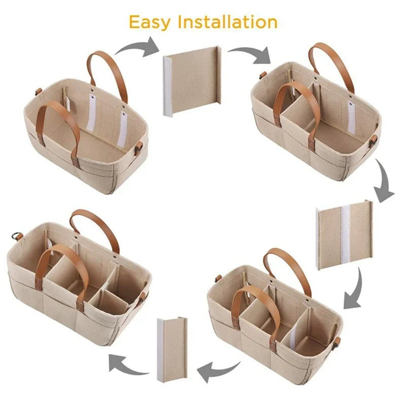 Infant Diaper Organizer Basket
