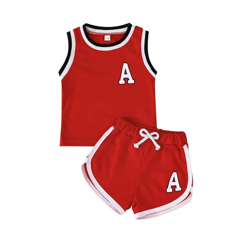 Boys Basketball Vest + Shorts Set