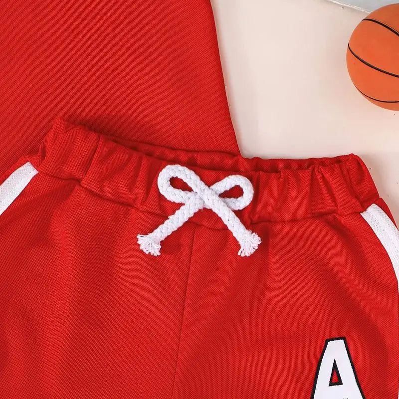Boys Basketball Vest + Shorts Set